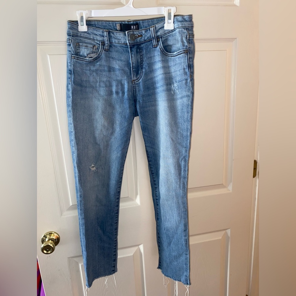 Kut from the Kloth Reese straight leg jeans